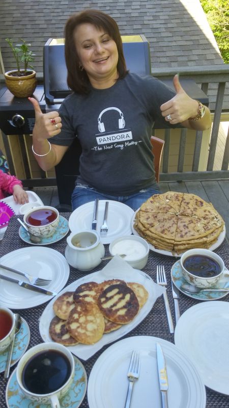 Enjoying Moldovan Food