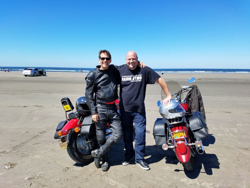 Greg & a Friend on a Ride to the Beach