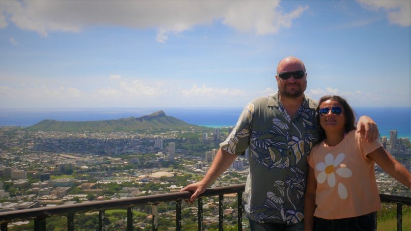 Overlooking Diamondhead in Hawaii
