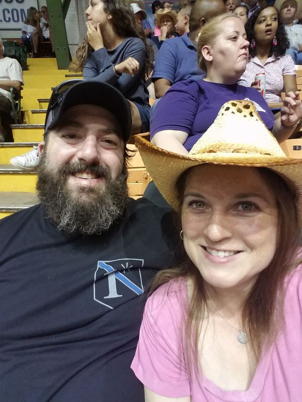 Enjoying the Rodeo in Forth Worth, Texas