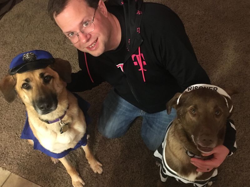 Josh & the Dogs on Halloween