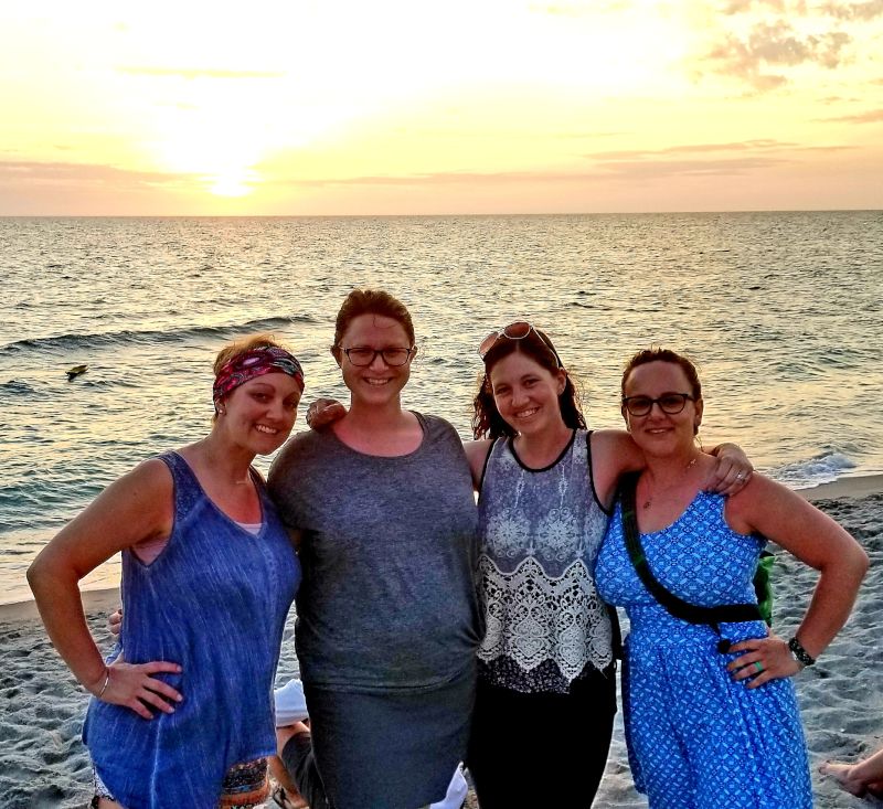 Sunset in Florida With Brianna's Best Friends