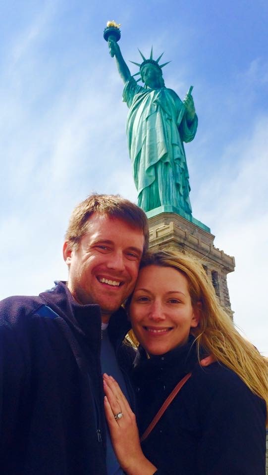 Visiting Lady Liberty in NYC