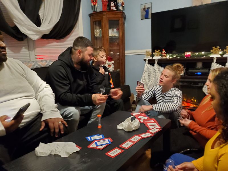 Game Night with Crystal's Family