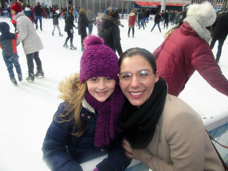 Ice Skating in NYC With Our Niece