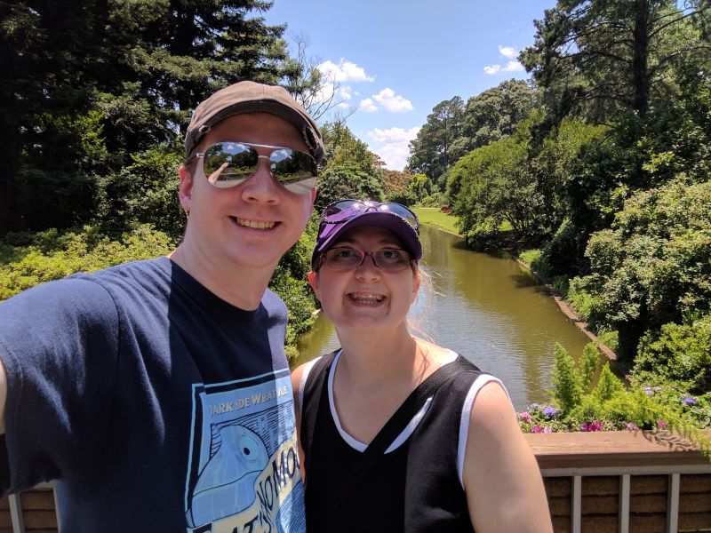 Enjoying a Walk Through the Botanical Gardens