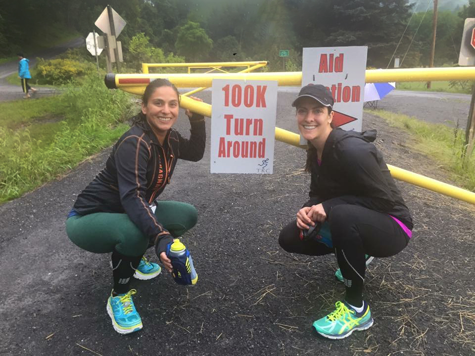 Jenn & a Friend Running a 100K Ultramarathon