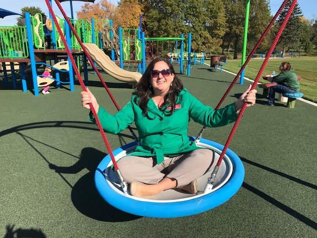 Megan helped plan this all-inclusive playground