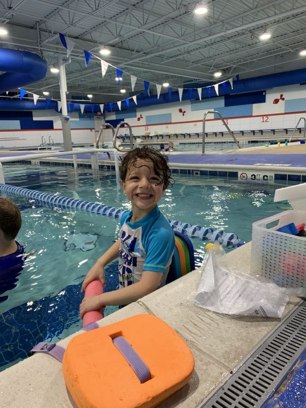 Augie Swimming