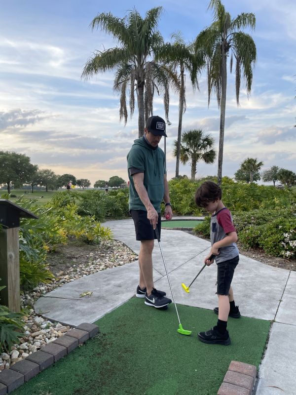 Augie & Dada Golfing