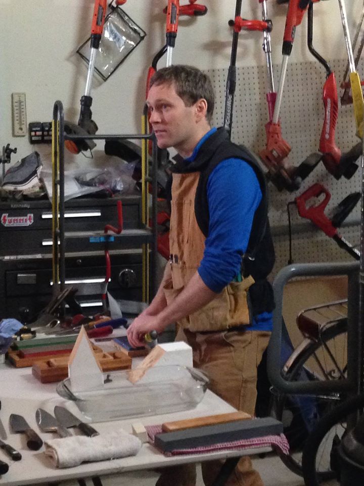 Teaching a Sharpening Class at a Local Nonprofit