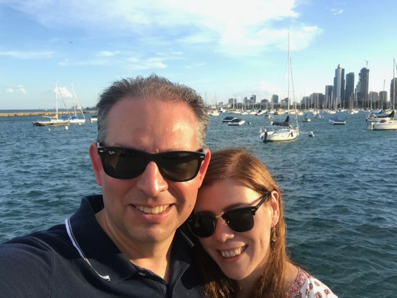 Enjoying a Summer Evening in the City