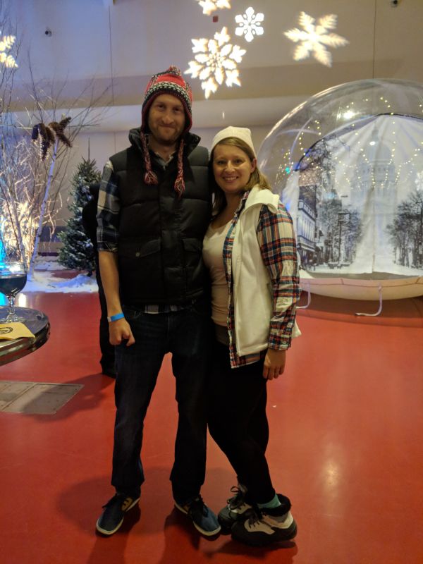 At a Holiday Party