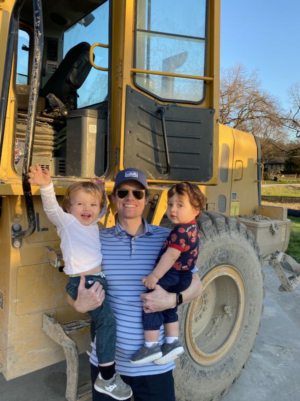 Visiting a Big Truck Near Our Neighborhood