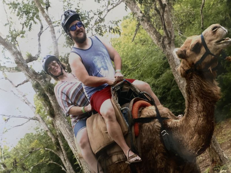 Camel Ride in Jamaica