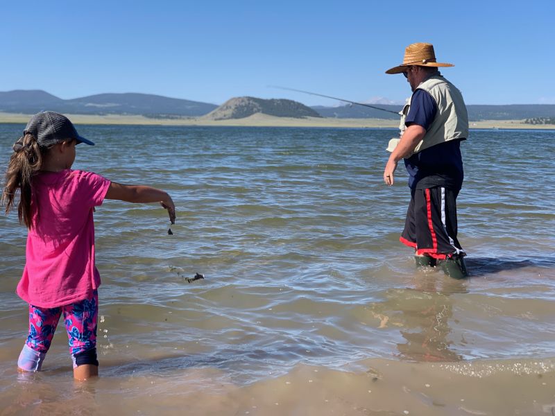 Fishing with Our Friend's Daughter