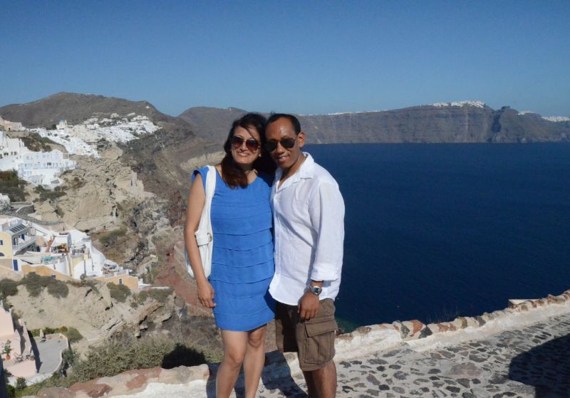 Enjoying the Views in Greece