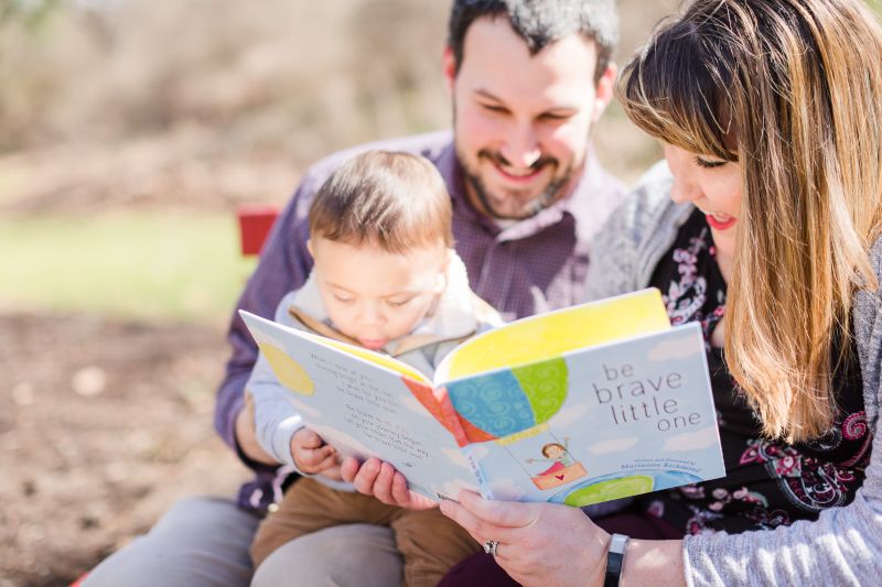 Reading With Our Former Foster Child