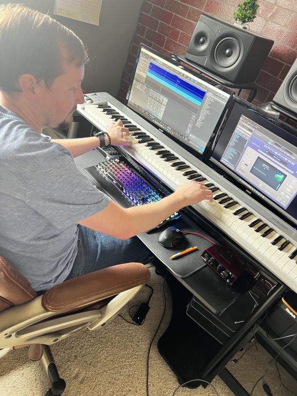 Matt Composing Music