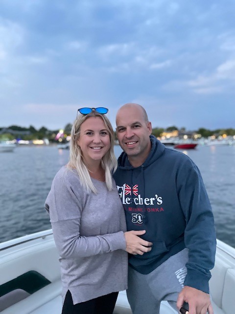 Ava Took a Picture of Mom & Dad at the Lake!