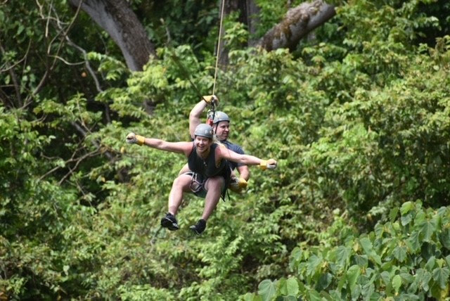 Ziplining in Costa Rica