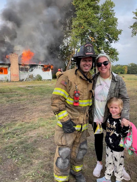 Watching Dad Train to Fight Fires
