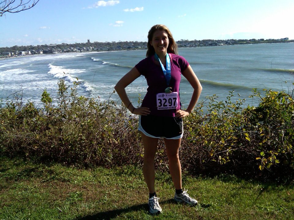 Theresa After Completing a Half Marathon