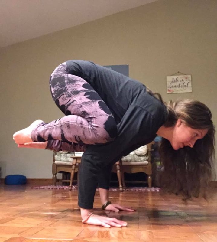 Theresa Loves Teaching Yoga