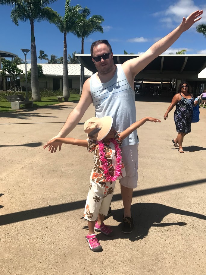 Matt Pretending to Fly