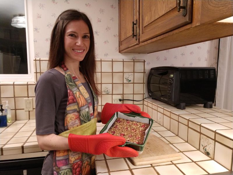 Yum! Raspberry Bars!