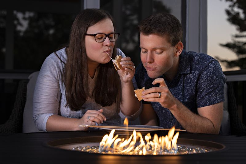 Eating Smores