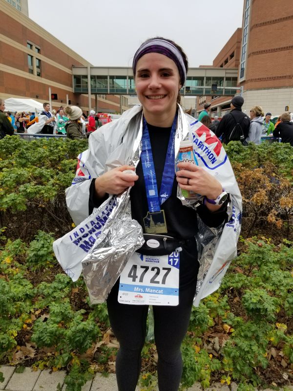 Just Finished Her First Marathon