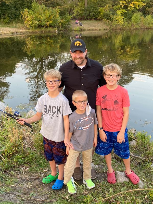 Matt Fishing with Our Nephews