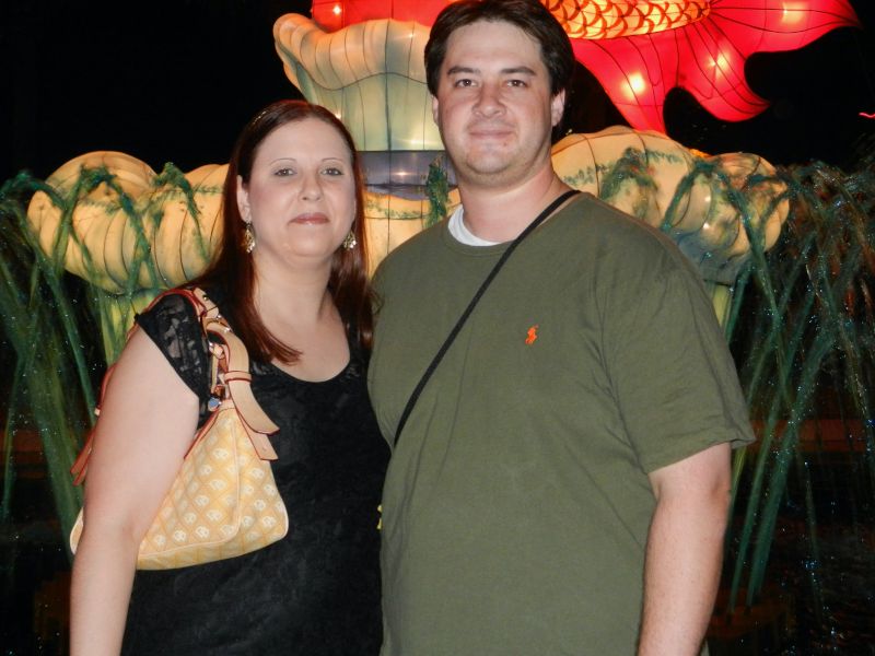 At the Chinese Lantern Festival