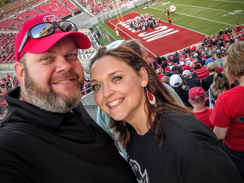 At a North Carolina State Football Game