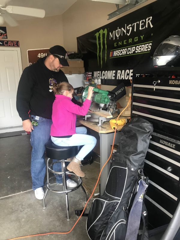 Jake Helping Cayleigh on a Science Project
