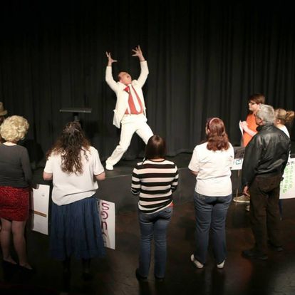 Joe Acting in Community Theater