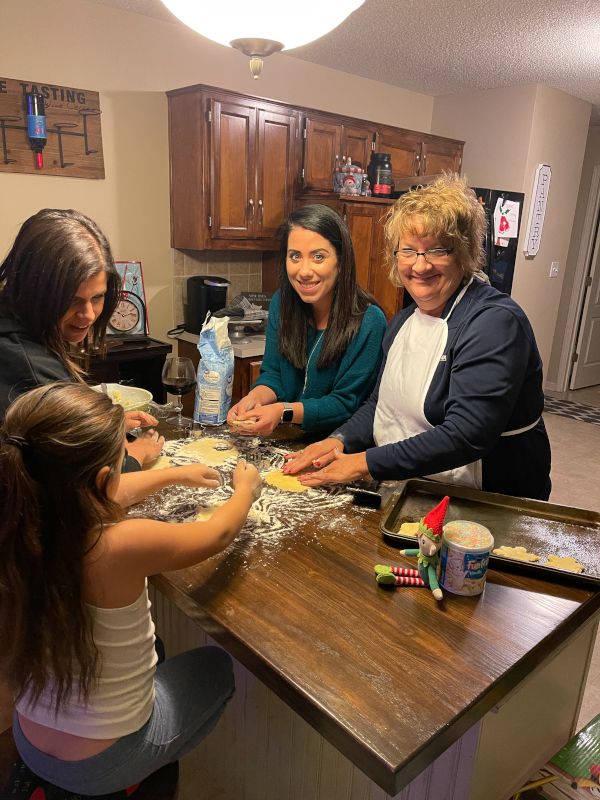 Making Cookies With Family