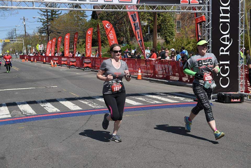 Finishing the Rutgers Half Marathon