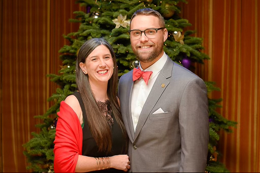 All Dressed Up at a Christmas Party