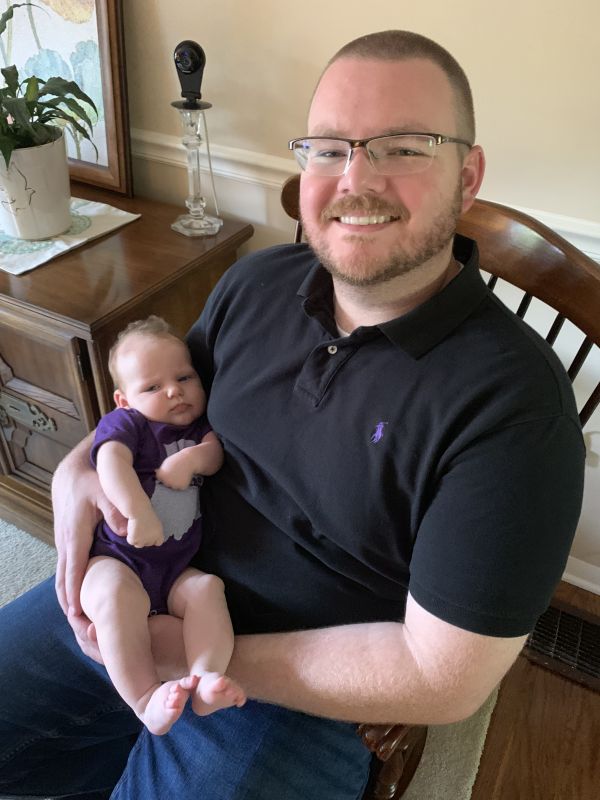Snuggles With Our Newest Niece
