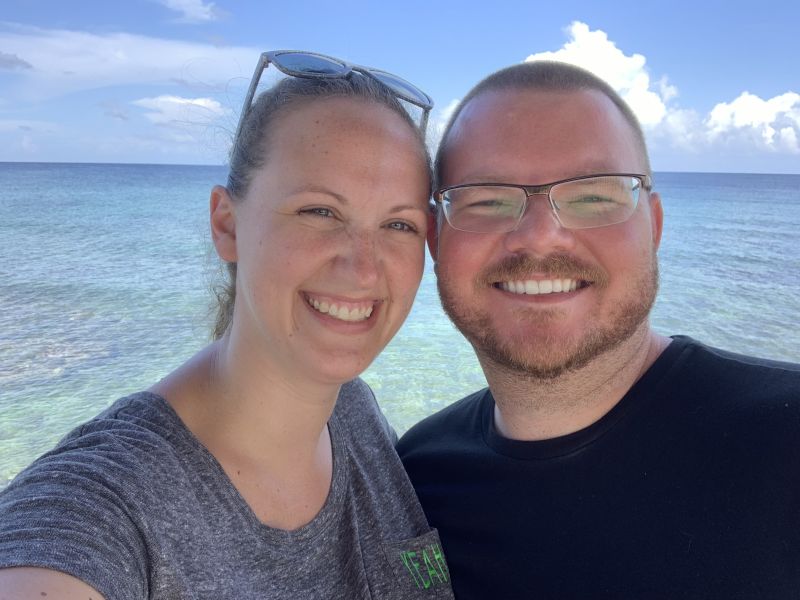 Enjoying Beautiful Water in Jamaica