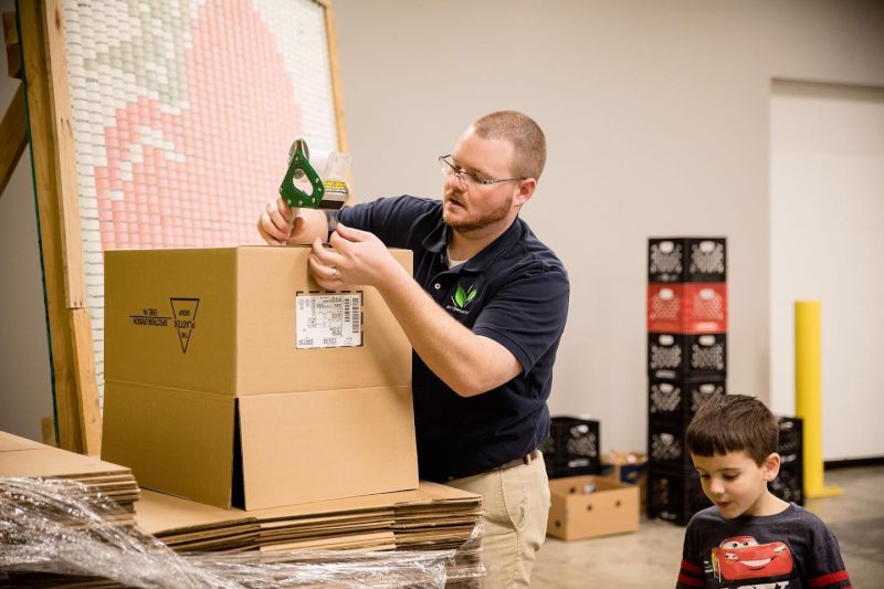Volunteering at a Food Pantry