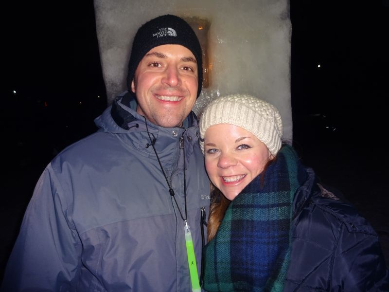 At a Winter Festival