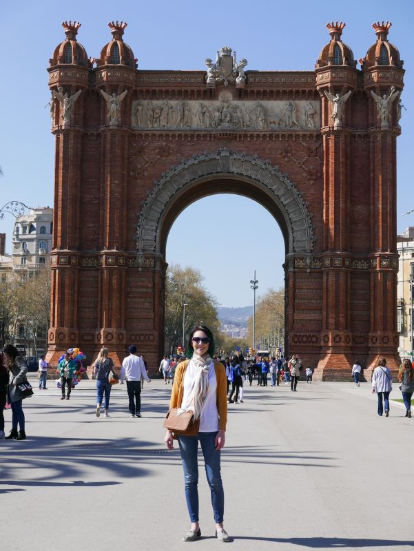 Liz in Barcelona