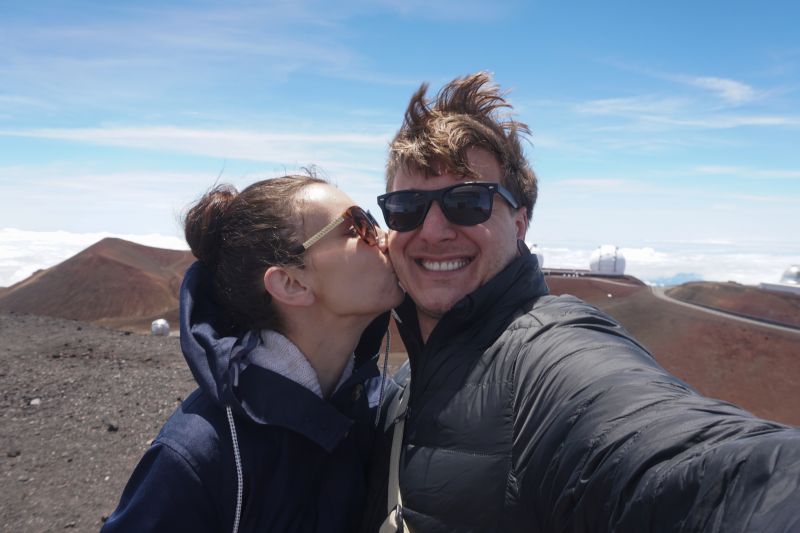 At the Summit of Mauna Kea in Hawaii