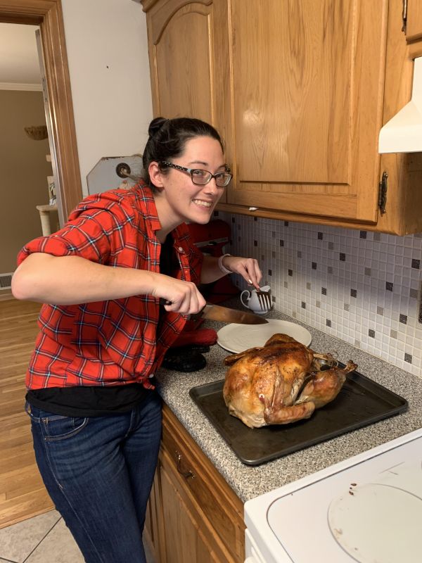 Carving the Thanksgiving Turkey
