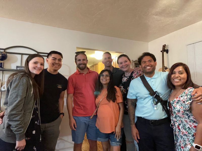 Reunited with Bible College Friends