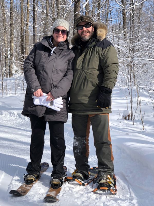 Snowshoeing in the Beautiful Northwoods