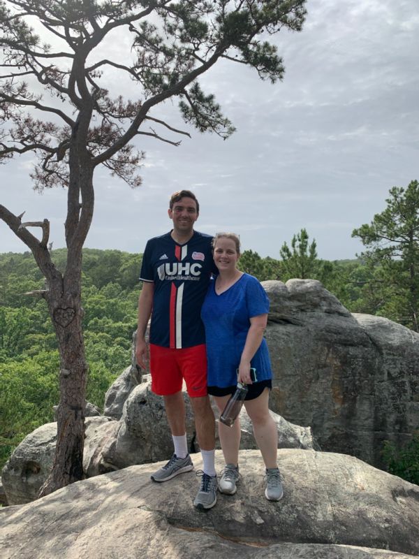 On Top of the Bluffs at a State Park
